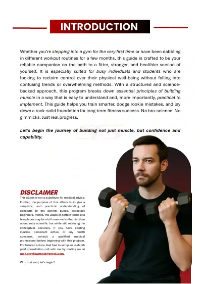 Preview page three of the book landing page guide